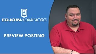 Admin QuickTip - Preview Posting