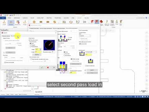 Mastercam 2019 Lathe Training Tutorial 7 - Groove