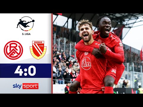 Essen schockt Titelführer! | Rot-Weiss Essen - FC Energie Cottbus | Highlights - 3. Liga 2024/25