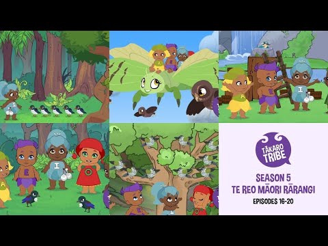 16 - 20 Rārangi | Tākaro Tribe Season 5 | Te Reo Māori | Learn Te Reo Māori | Kids Cartoon
