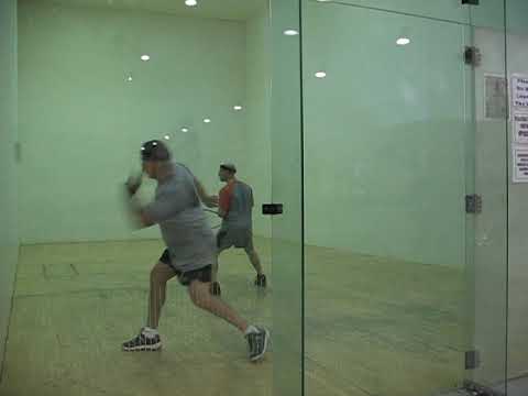 Only Court in Iraq - Racquetball - Angel vs Mike 17