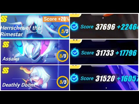 Honkai Impact3 SEA Exalted MA 100,949Pt. Rimestar(37696)/Assaka(31733)/Doom(31520)