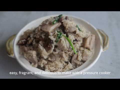 Instant Pot Taiwanese Sesame Oil Chicken Rice