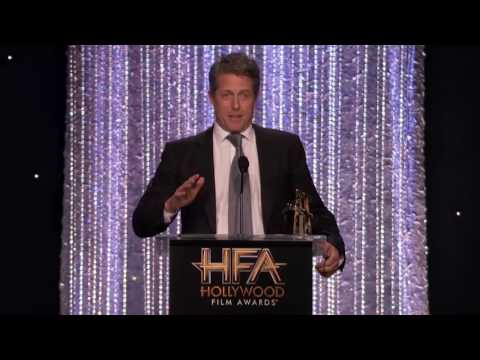 Andie MacDowell Presents Supporting Actor to Hugh Grant - Hollywood Film Awards 2016