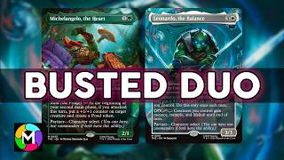 This Team-Up is Broken (Leonardo & Michelangelo Partner TMNT Brawl Commander Deck)