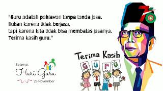 Download lagu Story wa 30 detik Selamat Hari Guru mp3