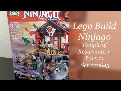 LEGO Ninjago Temple Of Resurrection Build - Set #70643 Part 1