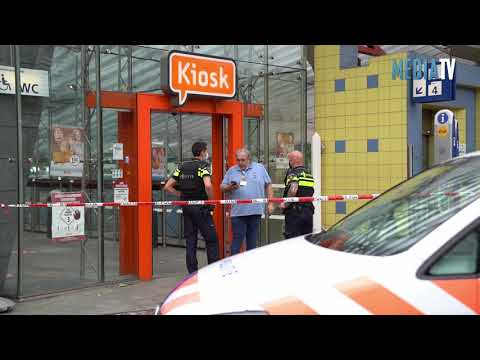 Overval op Kiosk bij station Blaak Rotterdam