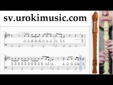 Lär Dig Spela Blockflöjt (Barock) Katy Perry - Never Really Over Tabs Nybörjare um-i-n492