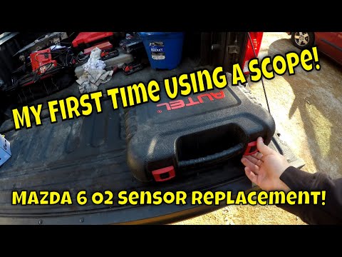 Mazda 6 Front O2 Sensor Replacement (P0431) - Learning the Autel MP408 Scope