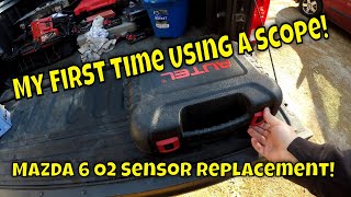 Mazda 6 Front O2 Sensor Replacement (P0431) - Learning the Autel MP408 Scope