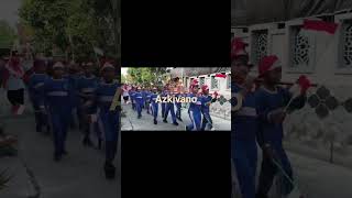 lihat drumband di sekolah kaka azki