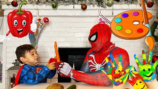 Painting for Kids | Learn Colors With Vegetables | Educational Videos for Toddlers