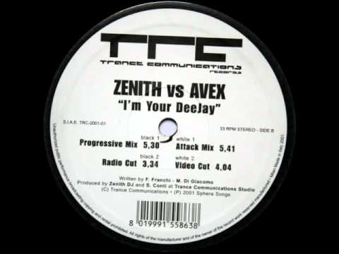 DJ Zenith vs Avex - I'm Your Deejay (Video Cut) (vinyl)