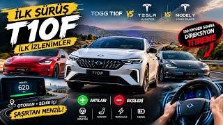 TOGG T10 F İLE İLK SÜRÜŞ TOGG DA NELER DEĞİŞTİ ? ŞAŞIRTAN TÜKETİM VE MENZİL 