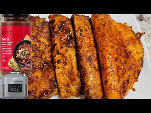 Chicken Birria Tacos using Target Birria Sauce Ninja Speedi Slow Cook