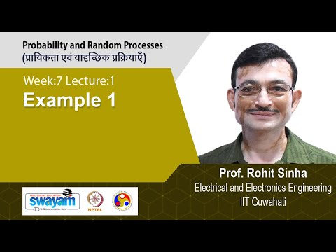 Probability and Random Processes प्रायिकता एवं यादृच्छिक प्रक्रियाएँ Introductory Video