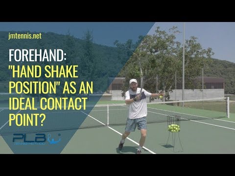Forehand - Hand Shake Position As An Ideal Contact Point? I JM Tennis - Online Tennis Programs