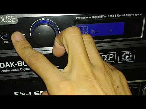 Cách chỉnh vang số party house dak 800ex