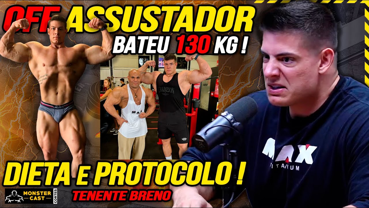 GIGANTE EM OFF SEASON QUANTIDADES INSANAS DE COMIDA E PROTOCOLO REVELADO ! | TENENTE BRENO