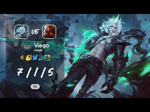 Viego Jungle vs Gragas - KR Challenger Patch 13.9