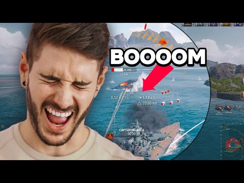 %10 HP Grosser Kurfurst vs %100 HP Schlieffen World of Warships