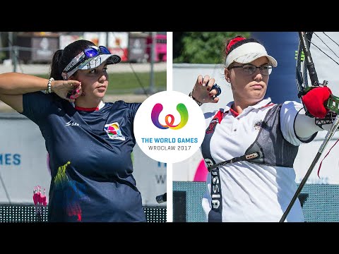 Sara Lopez v Alexandra Savenkova – compound women's semifinal | Wroclaw 2017 World Games