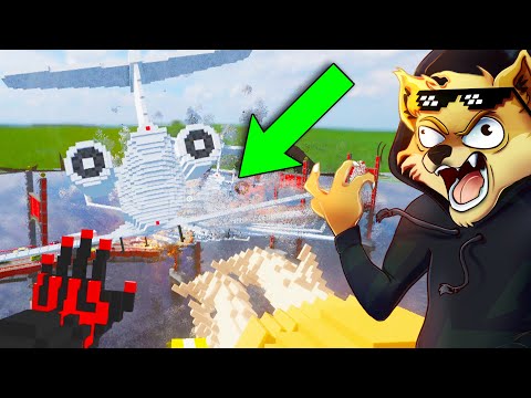 HO USATO LA MINIGUN SPARA AEREI E HO DISTRUTTO TUTTO CON UN TORNADO! *RIP COMPUTER*