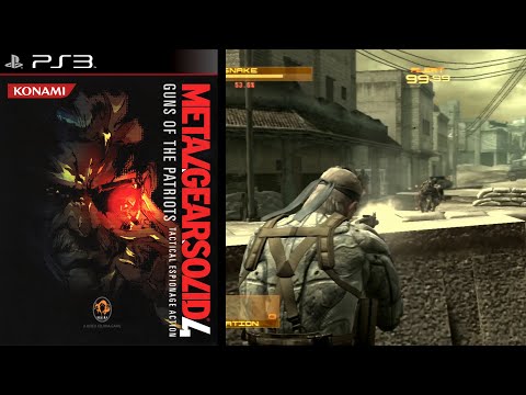 Metal Gear Solid 4: Guns of the Patriots ... (PS3) Gameplay