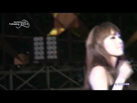 YouTube        - [Fancam] 100911 SNSD Taeyeon- Kissing you @ SM Town in Shanghai.mp4