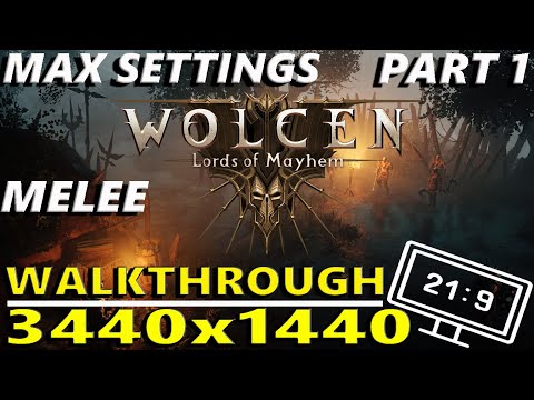 Wolcen: Lords Of Mayhem | Melee Character | Walkthrough Part 1 | Act 1 | Ultrawide | Max Settings