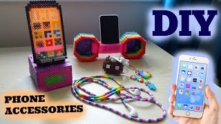 5 DIY Perler Bead Phone Accessories