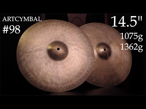 14.5" 1075g,1362g ARTCYMBAL#98 by Manabu Yamamoto