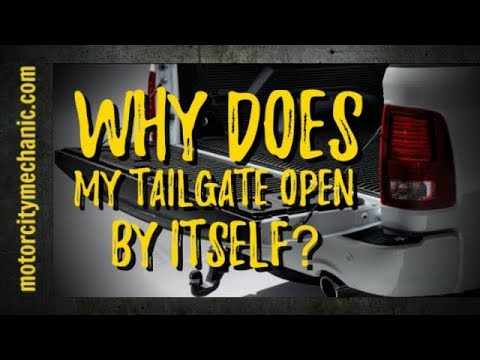 Why does my tailgate open by itself? 2015-2017 Ram trucks