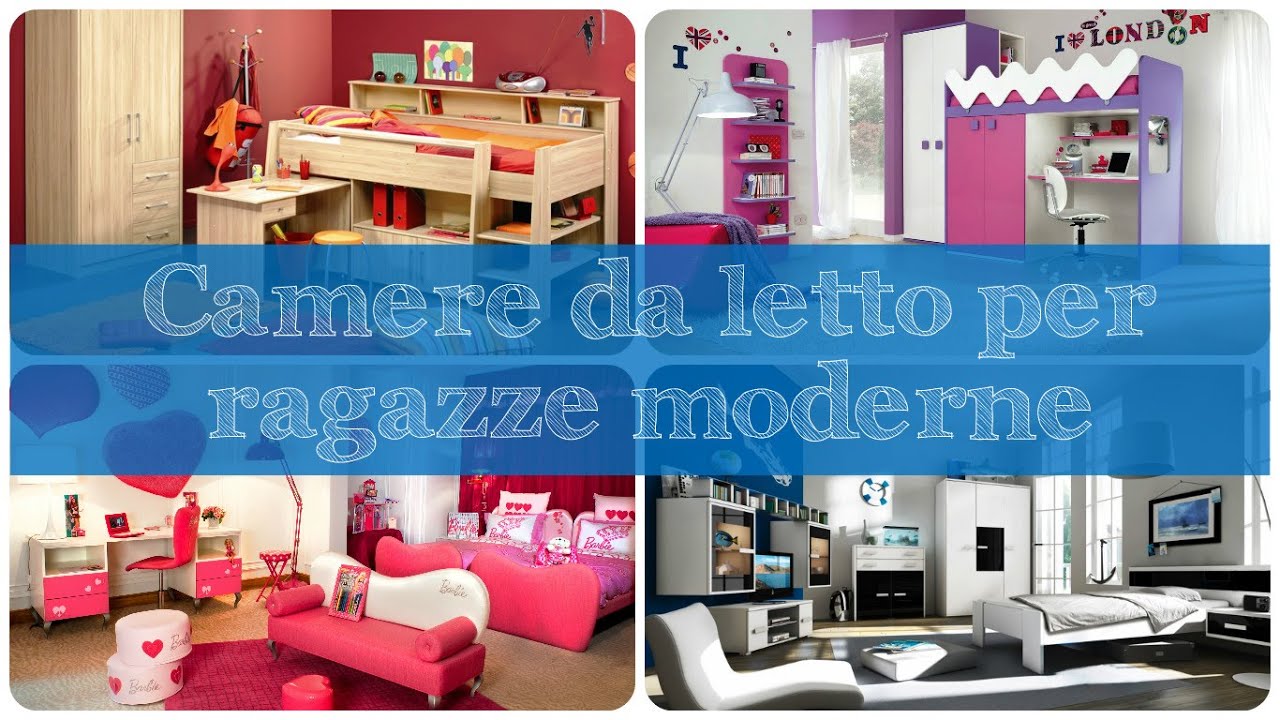 Camere da letto per ragazze moderne