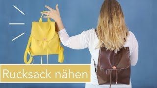 #RucksackRieke nähen mit kostenlosem Schnittmuster