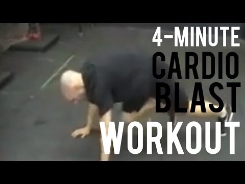 Bodyweight Cardio Workout: 4-Minute Cardio Blast