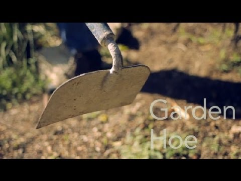 How to Use a Garden Hoe : Garden Tool Guides