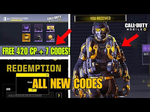 *NEW* CODM 420 CP FREE + 7 REDEEM CODES 2025 DECEMBER | COD MOBILE NEW CP REDEEM CODE 2025 DECEMBER