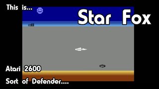 This is Star Fox for the Atari 2600.