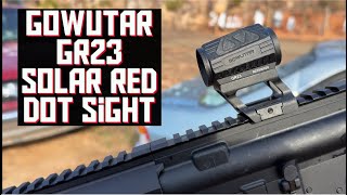 GOWUTAR - GR23 - Solar Red Dot Sight