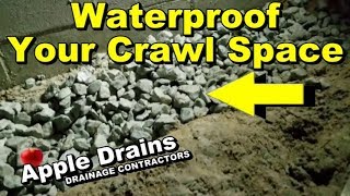 How to Waterproof Your Crawl Space, DIY Complete