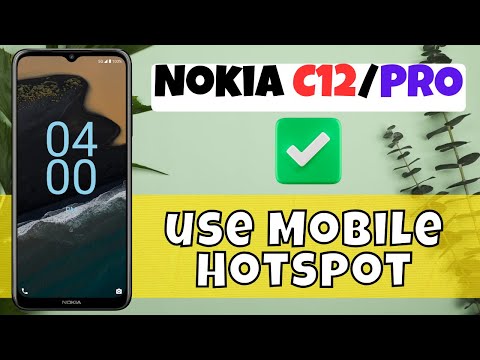 Nokia C12, Pro How to use Mobile Hotspot || How To Enable Hotspot