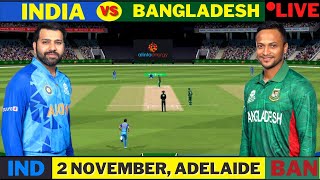 Live: IND Vs BAN, T20 World Cup Super 12 | Live Match Score and Gameplay | India Vs Bangladesh