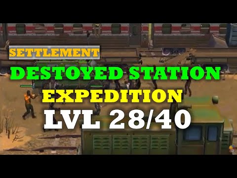 "DESTROYED STATION" 28/40 | SETTLEMENT EXPEDITION - Last Day On Earth: Survival