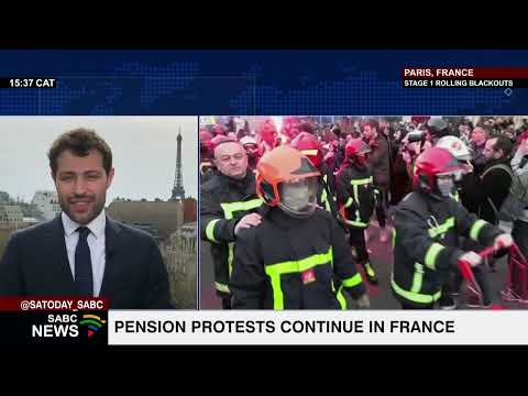 Latest on ongoing pensioners protests in France: Ross Cullen