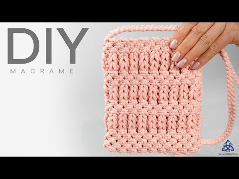 Macrame Bag Tutorial DIY Macrame Wallet for Girls