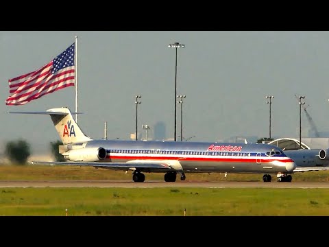 18 BEST American Airlines MD80 Landings & Takeoffs | FAREWELL AA MADDOG