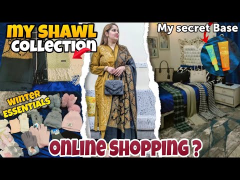 Winter Essentials & My Shawl Collection! ❄️✨ Is Online Shopping Worth It?