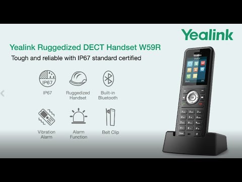 Yealink W79P Ruggedized DECT IP Phone System